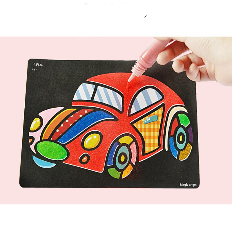 Creative DIY Color Handmade Sand Scratch Painting SP6 YEECHOP