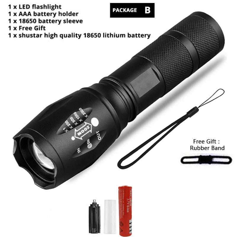 Led Flashlight Ultra Bright Waterproof MINI Torch LT33 YEECHOP