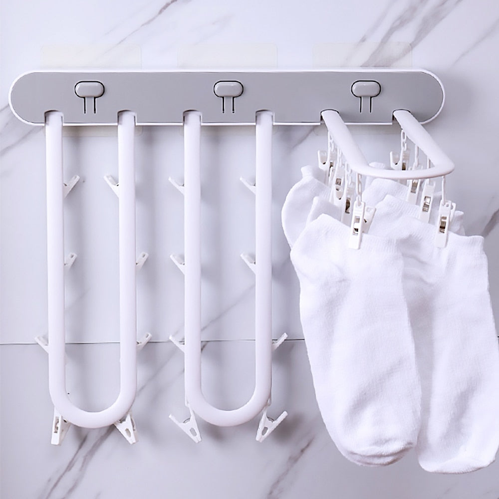 Multi-function Folding Clothes Rack HM94