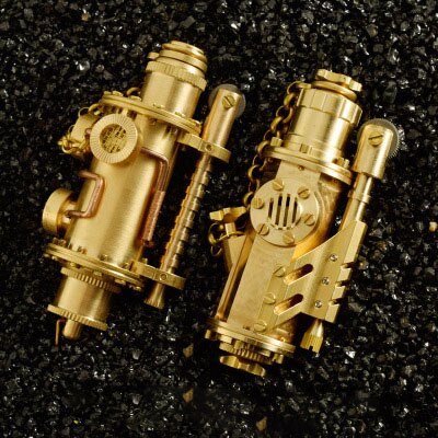 Retro Submarine Brass Lighter SR86