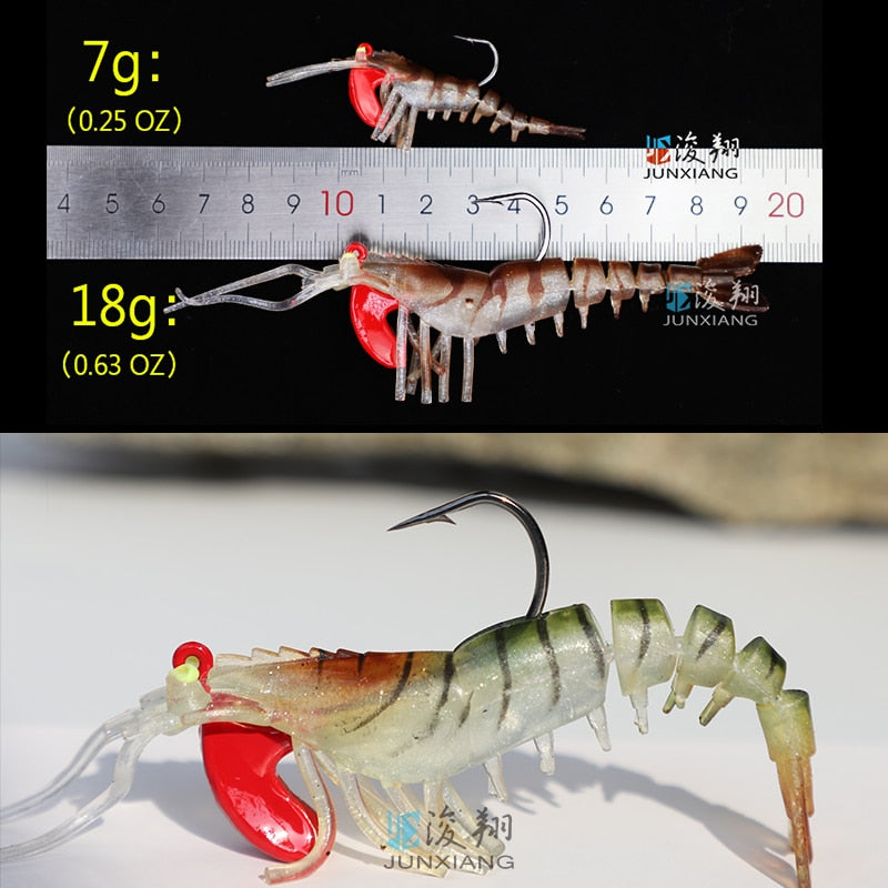 Light Shrimp Soft Bait GD26 YEECHOP