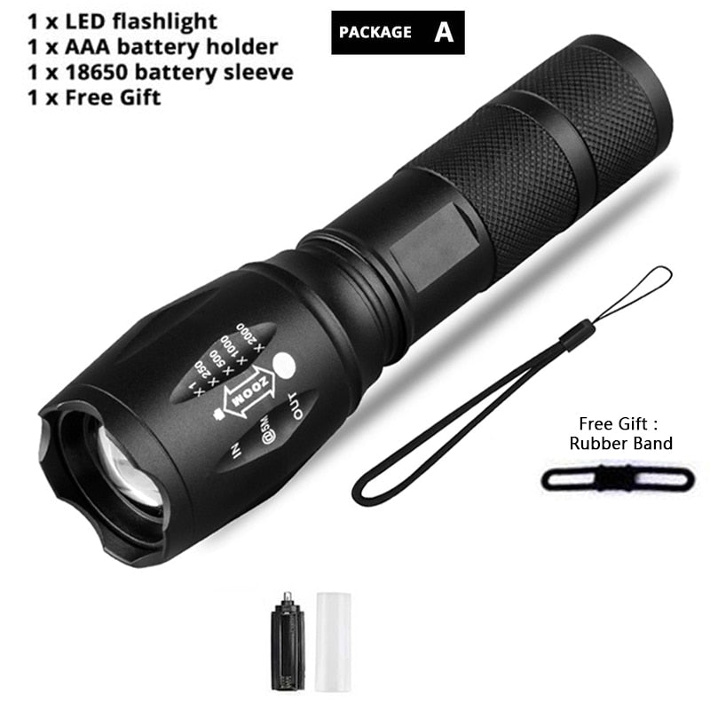 Led Flashlight Ultra Bright Waterproof MINI Torch LT33 YEECHOP