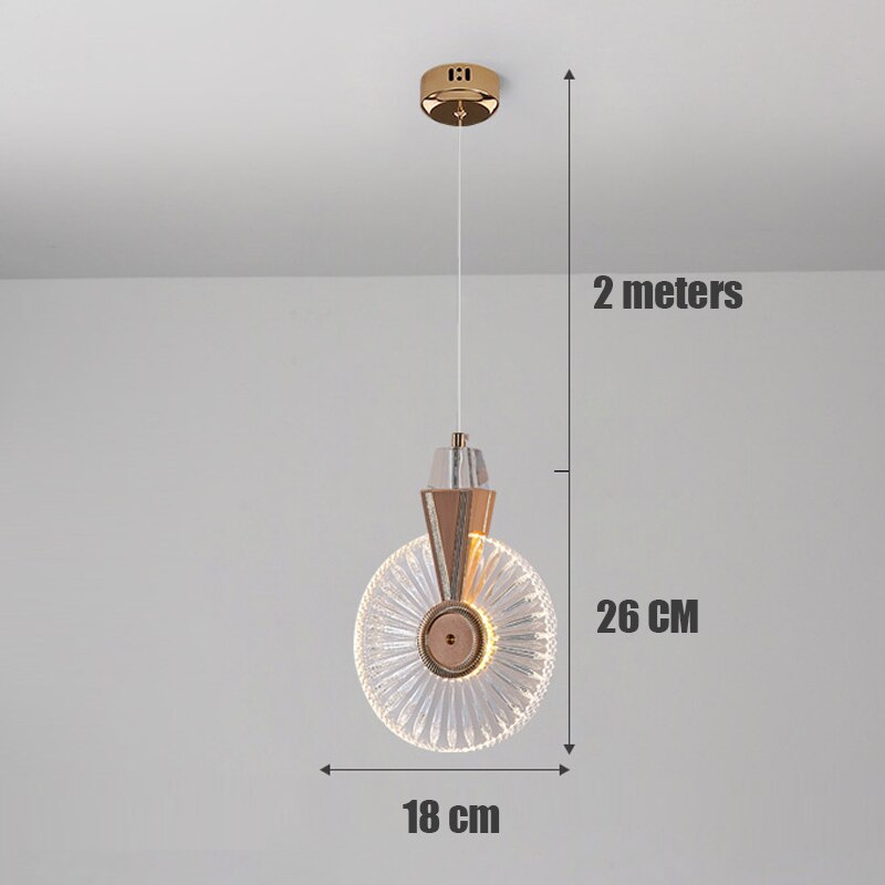 LED Suspended Pendant Light LT50 YEECHOP