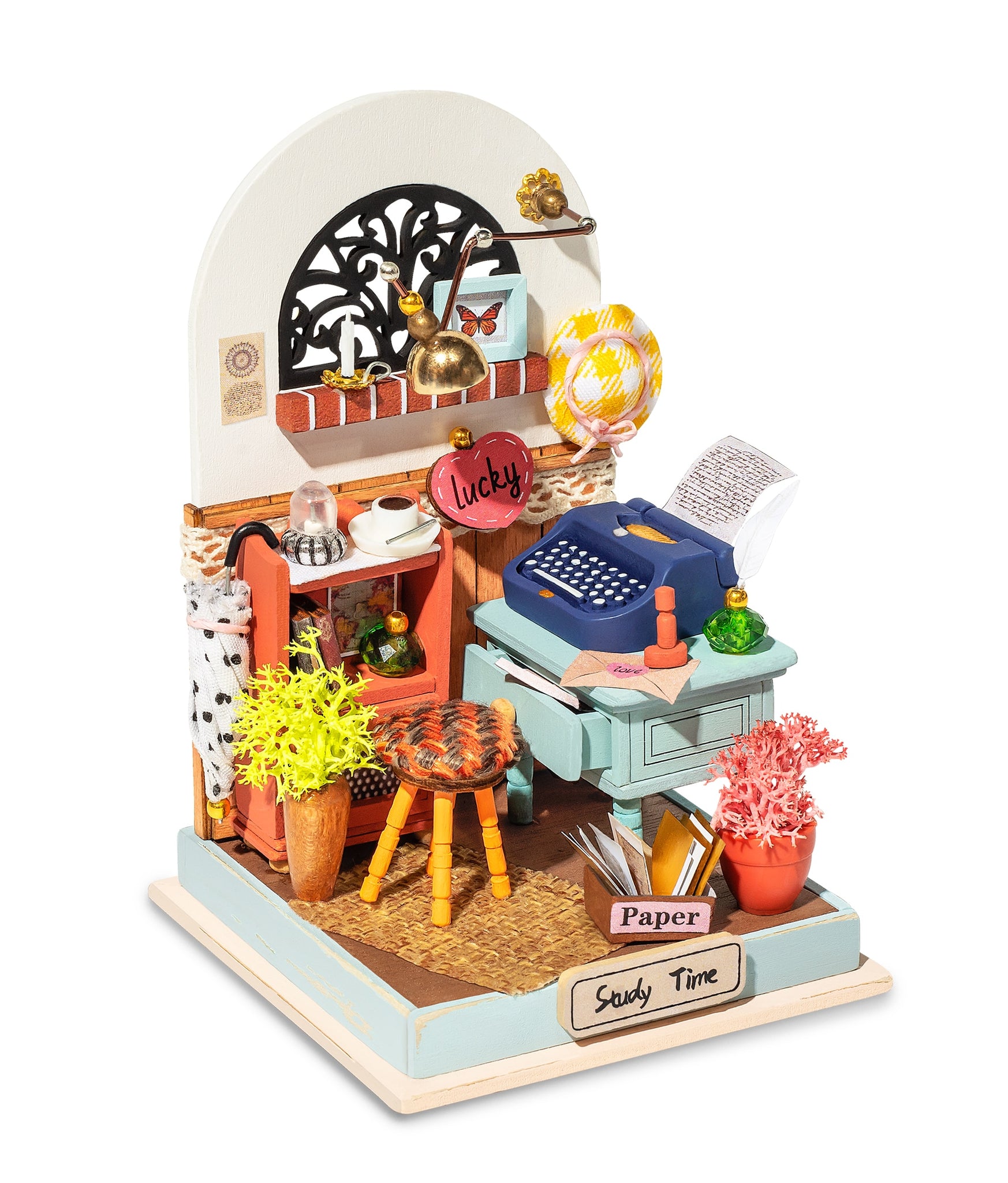 Wooden Living Kitchen Dollhouse 3D5 YEECHOP