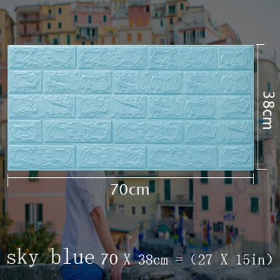 70x38cm 3D Self Adhesive Foam Wall Stickers AD2 YEECHOP