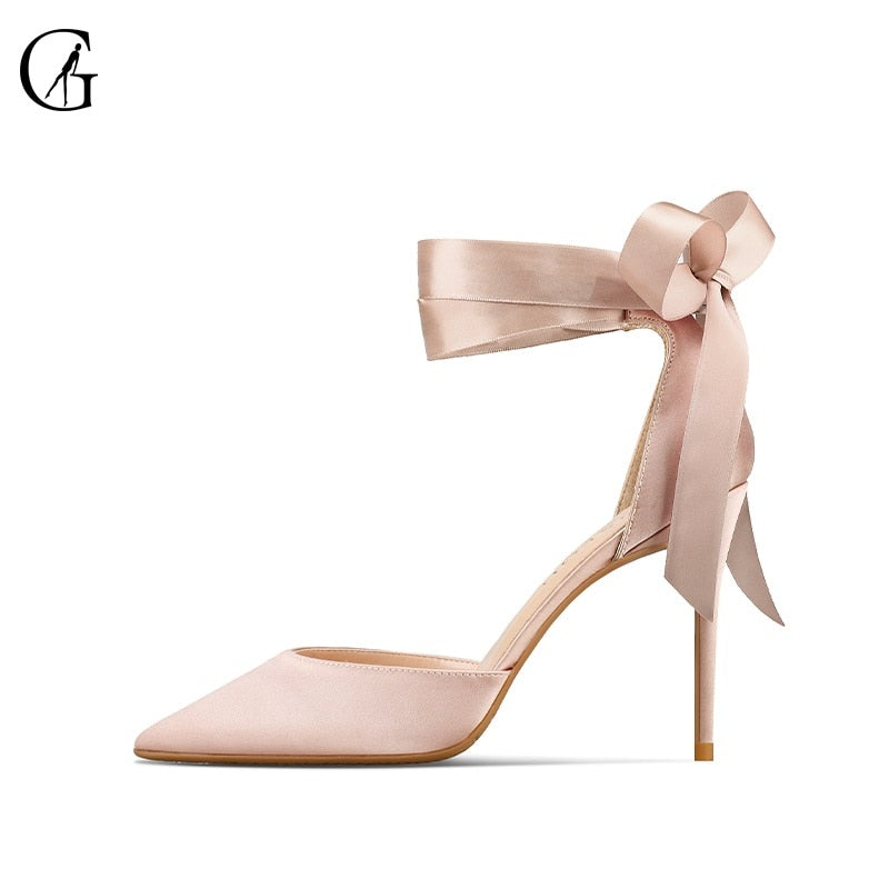 Bandage Pointed Toe High Heels HH1