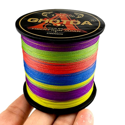 Orange Pink Multicolor Braid Fishing line GD19 YEECHOP