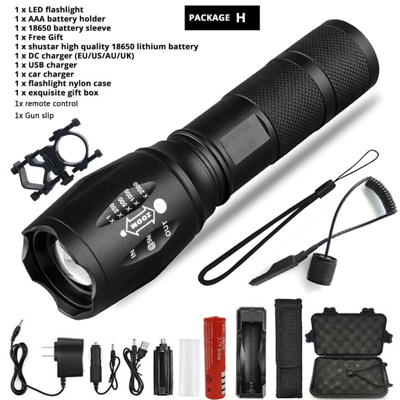 Led Flashlight Ultra Bright Waterproof MINI Torch LT33 YEECHOP