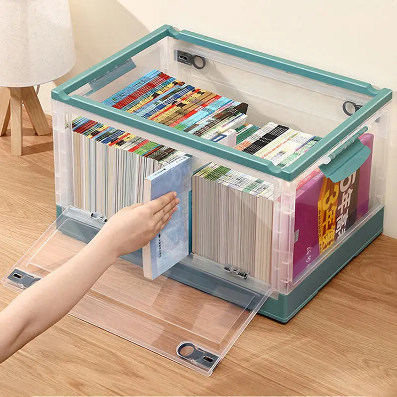 Movable Stackable Transparent Storage Box HM1