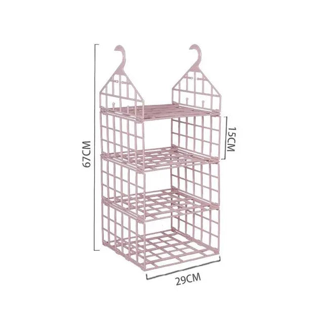 Multi-layer Bedroom Wardrobe Storage Rack HM30 YEECHOP