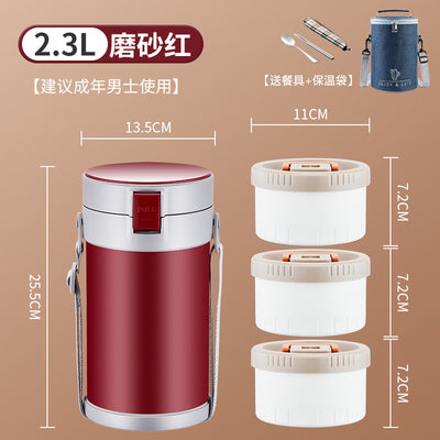 304 Stainless Steel Insulated Lunch Box HM88
