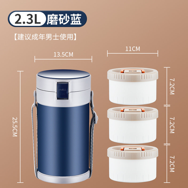 304 Stainless Steel Insulated Lunch Box HM88