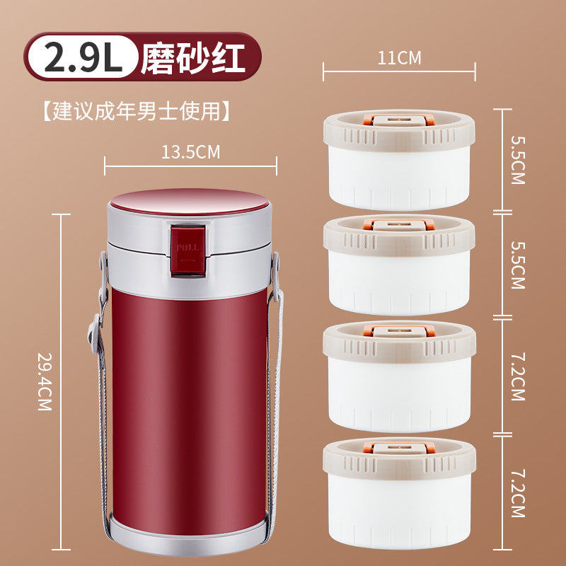 304 Stainless Steel Insulated Lunch Box HM88