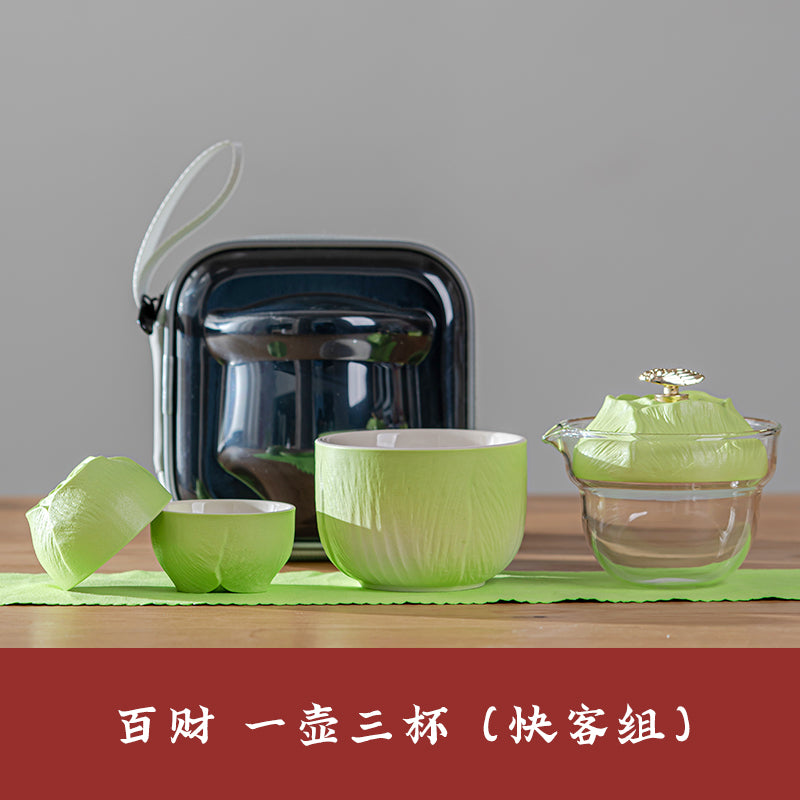 Portable Outdoor Cabbage Tea Set TS52 YEECHOP