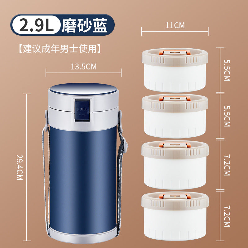 304 Stainless Steel Insulated Lunch Box HM88