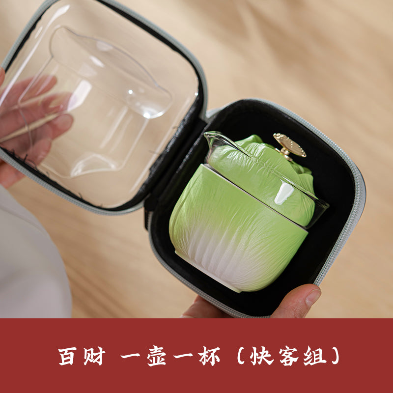 Portable Outdoor Cabbage Tea Set TS52 YEECHOP