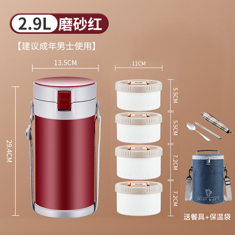 304 Stainless Steel Insulated Lunch Box HM88