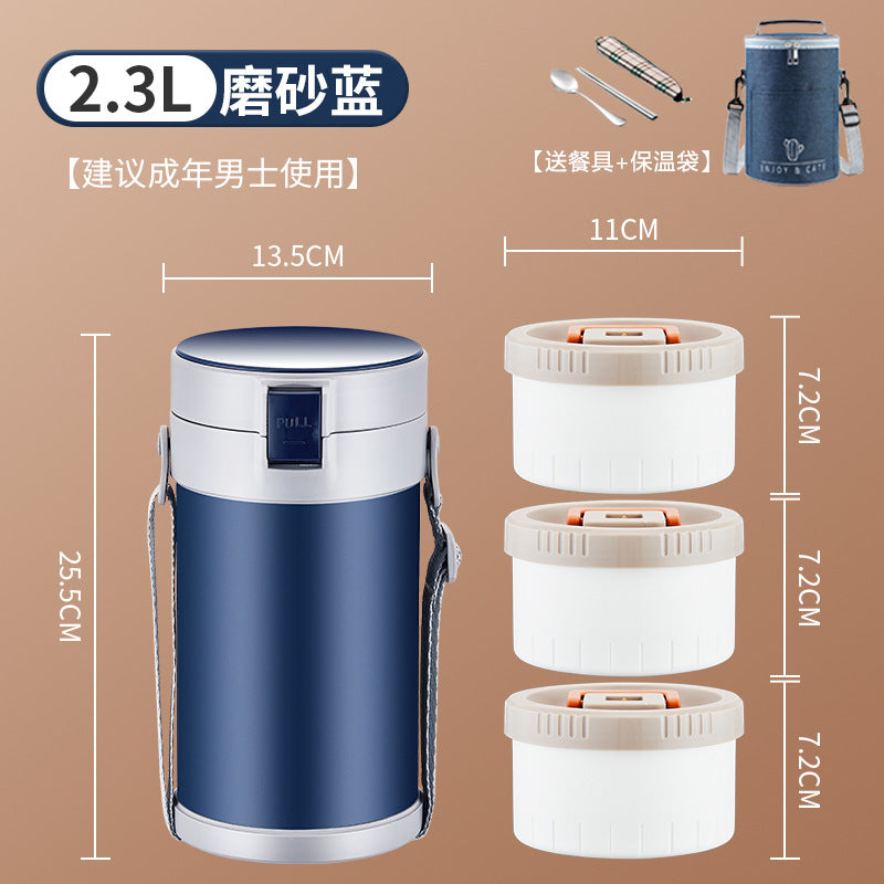 304 Stainless Steel Insulated Lunch Box HM88