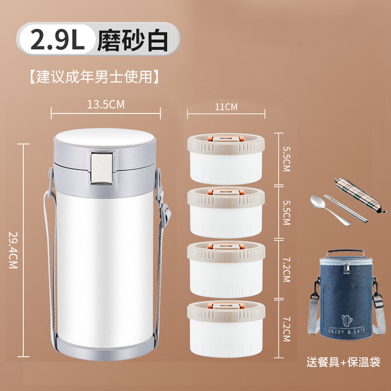 304 Stainless Steel Insulated Lunch Box HM88