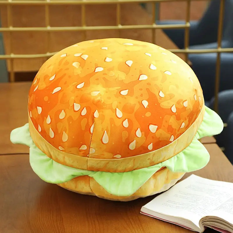 Plush Burger Pillow Creative Cushion LS3 YEECHOP