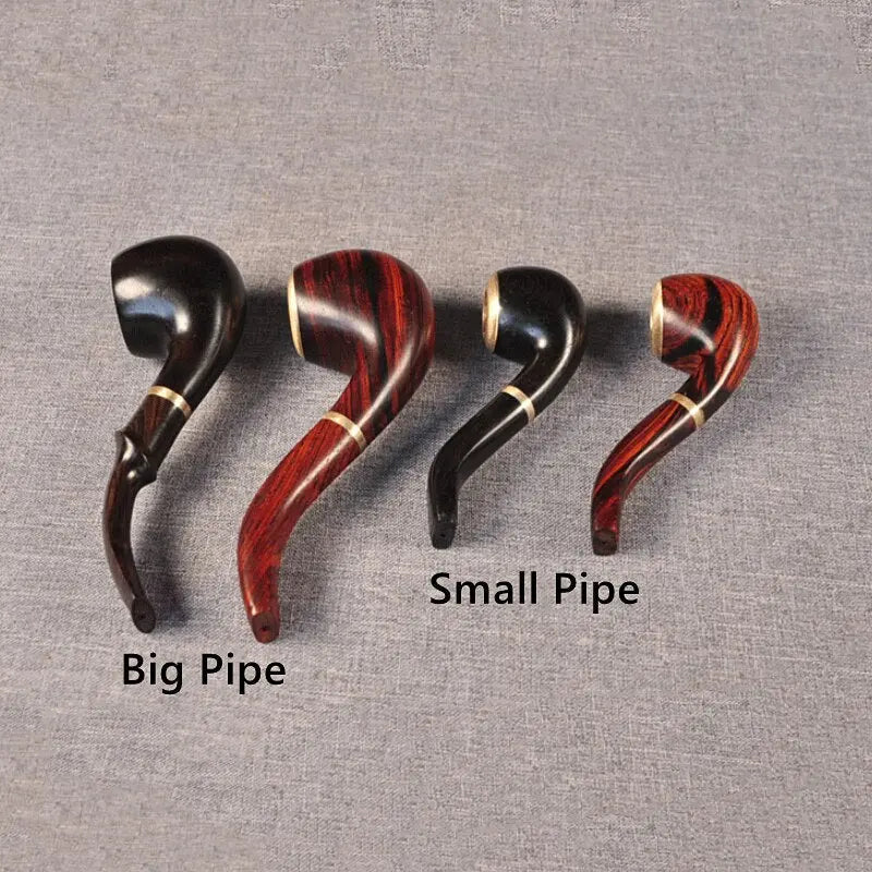 Portable Handmade Ebony Tobacco Pipe SR16 YEECHOP