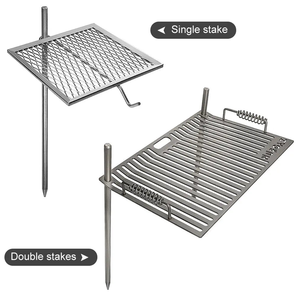 Portable Outdoor Folding BBQ Grilling Grate KT58 YEECHOP