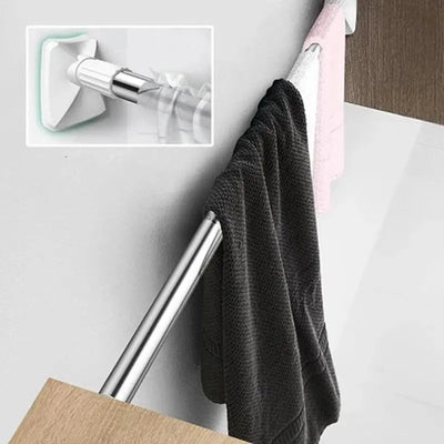 Punch-free Stainless Steel Telescopic Clothing Rod Extendable Curtain Pole HM23 YEECHOP