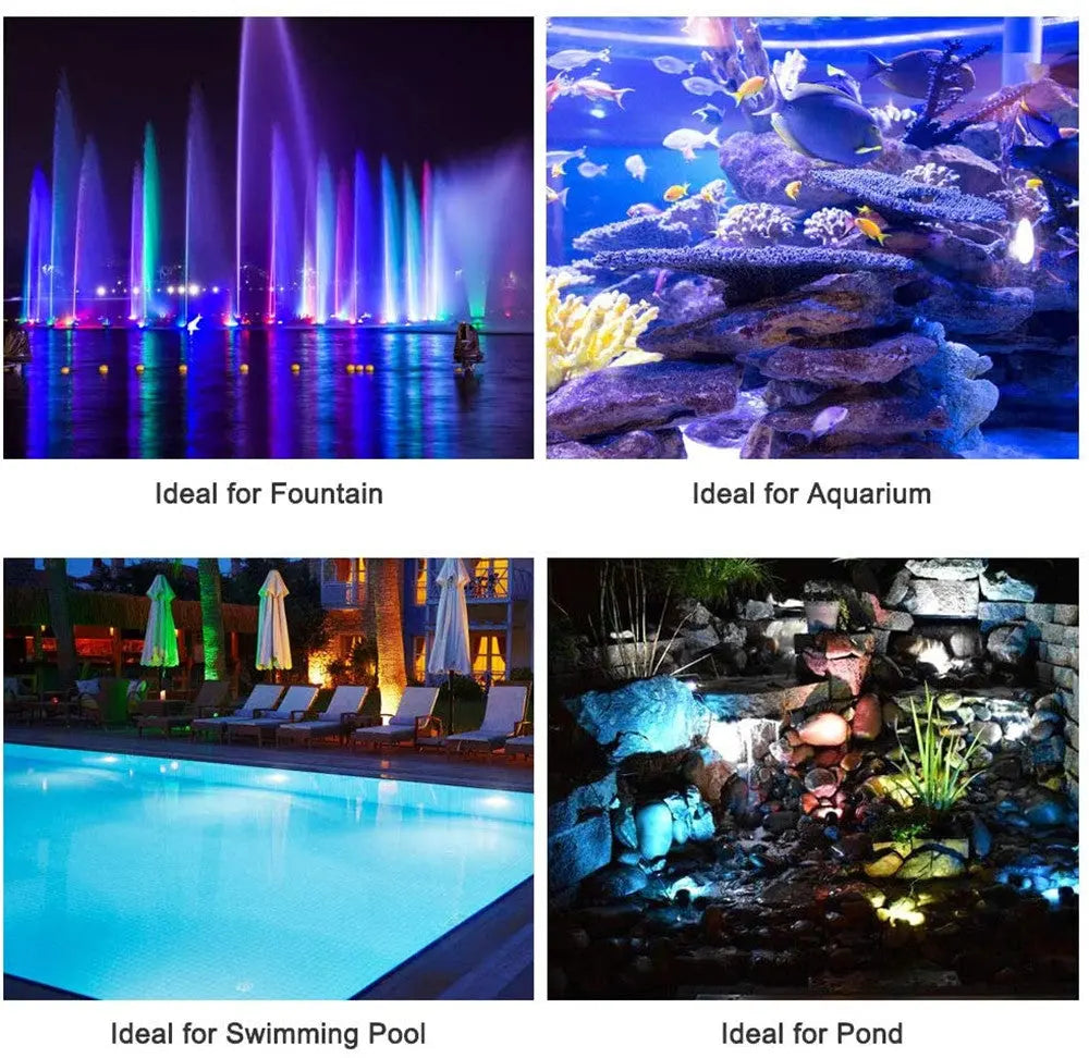 RGB Underwater Spotlights GD9 YEECHOP