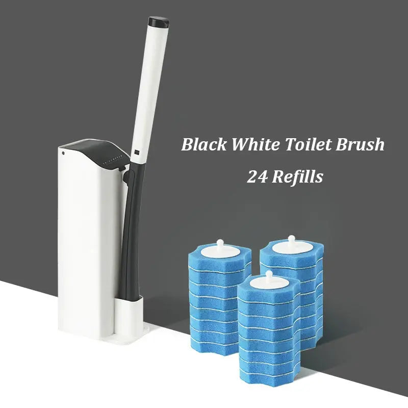 Replaceable Brush Head Toilet Cleaning Brush Set HM36 YEECHOP