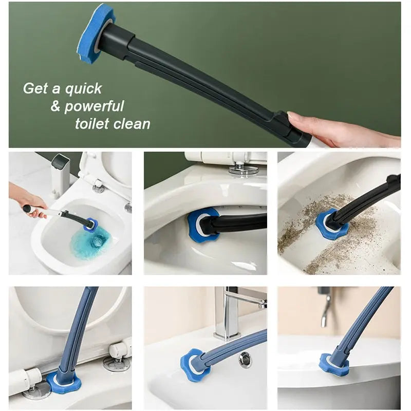 Replaceable Brush Head Toilet Cleaning Brush Set HM36 YEECHOP