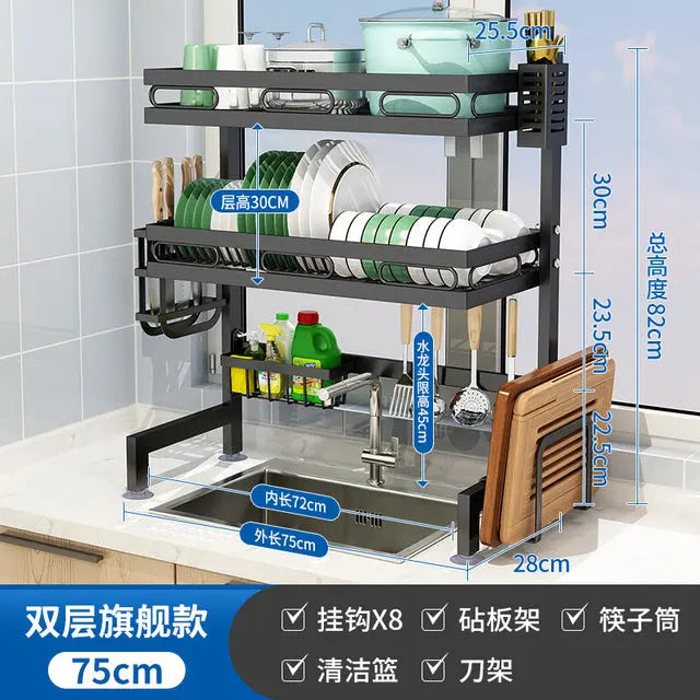 Retractable Kitchen Shelves KT25 YEECHOP