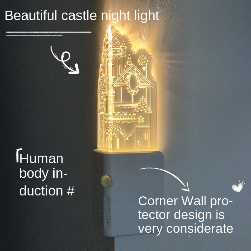 Magnetic Wall Corner Induction Night Lamp LT45 YEECHOP