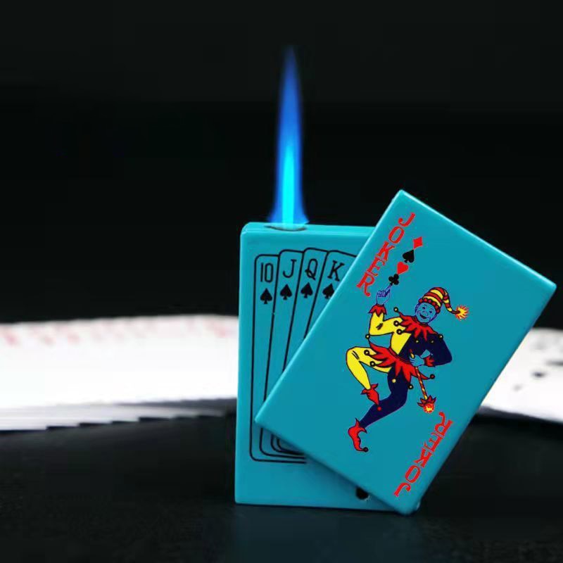 Metal Playing Cards Jet Lighter SR40 YEECHOP