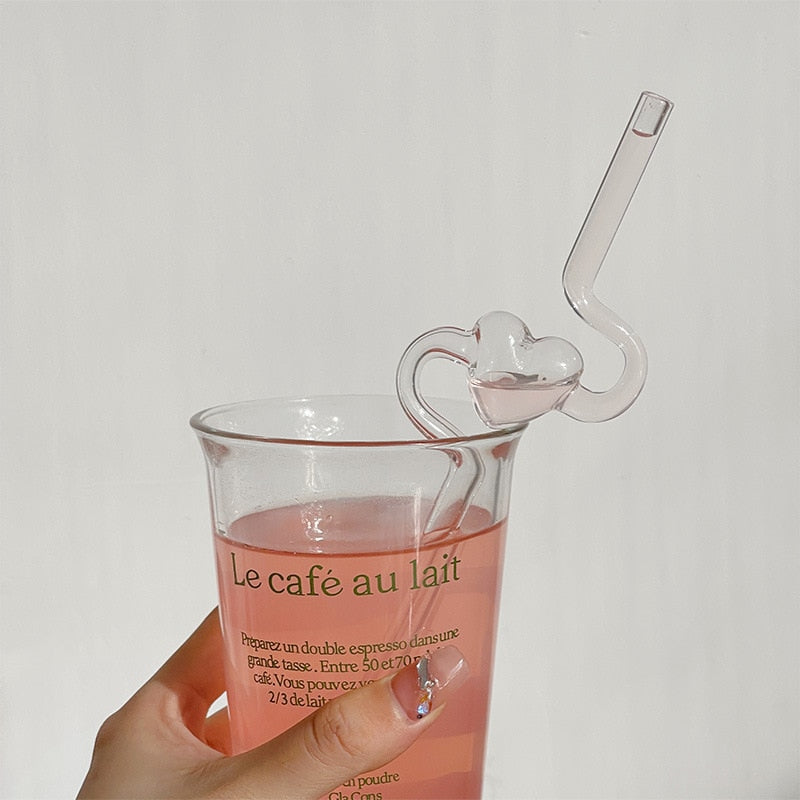 Cute Glass Straw TS57