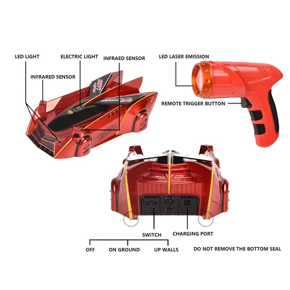 Laser Tracking Climbing RC Car RC12 YEECHOP