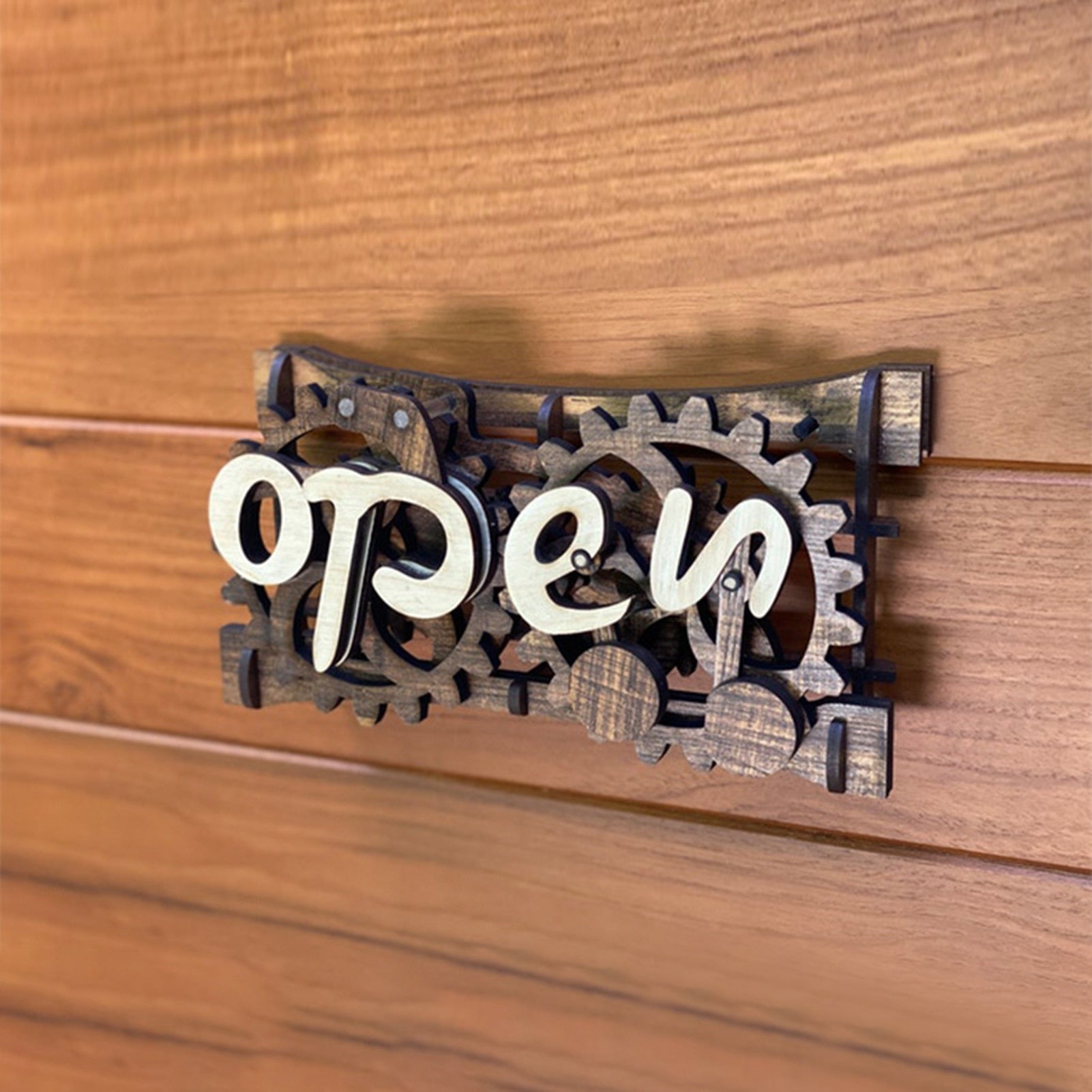 Wooden Double-sided Open/Closed Sign RC8 YEECHOP