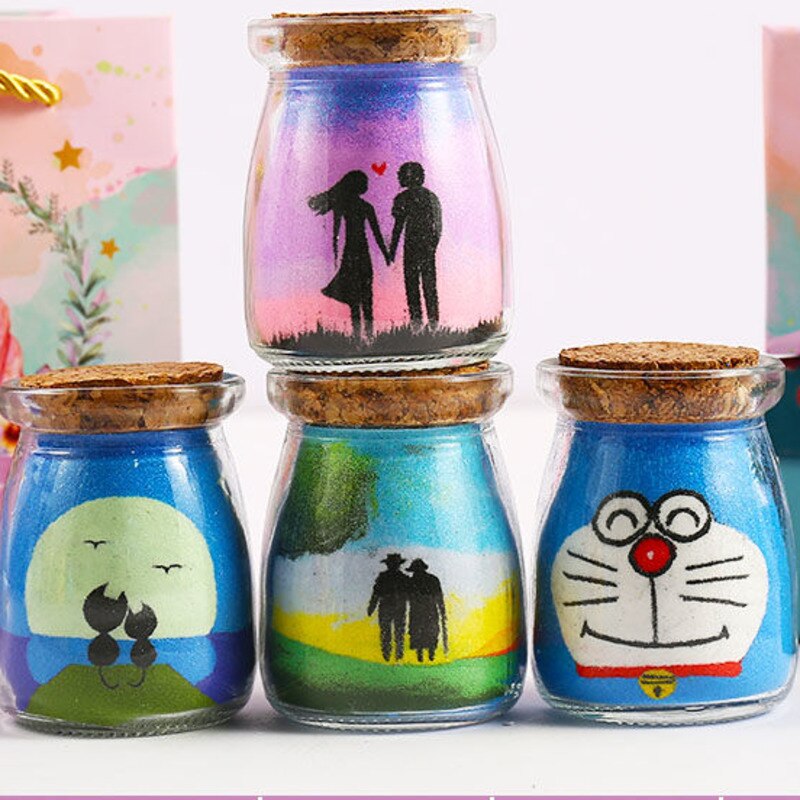 Creative Handmade Colored Sand Bottle Painting SP4 YEECHOP