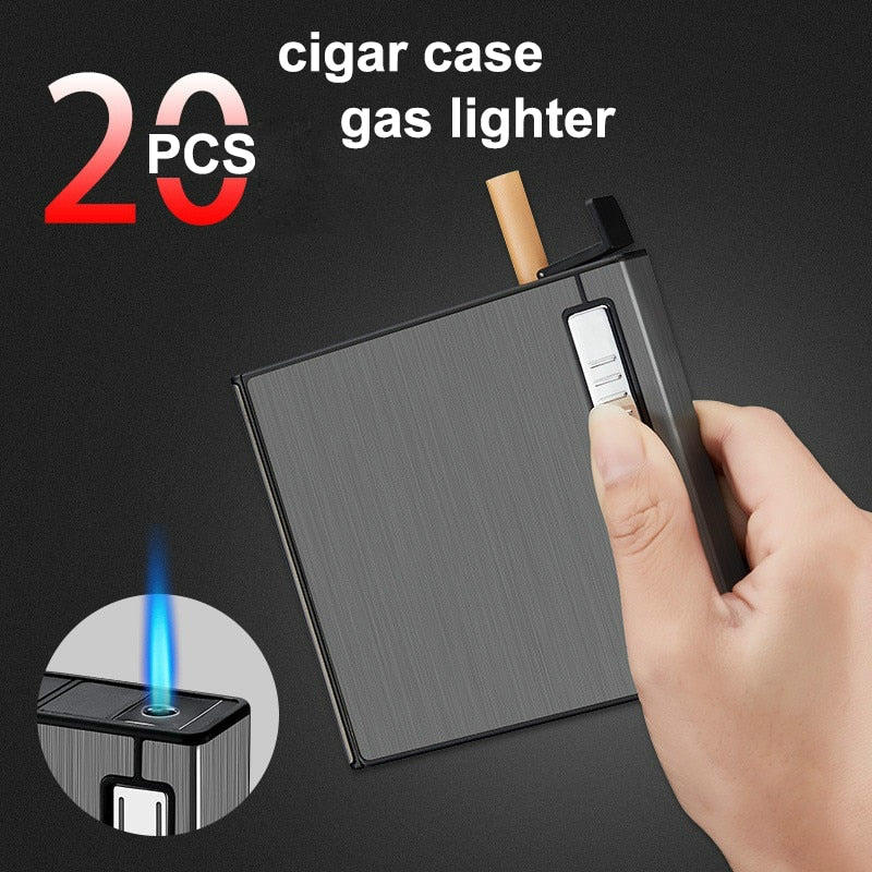 2 In 1 GAS Cigarette Charging Windproof Lighter SR36 YEECHOP