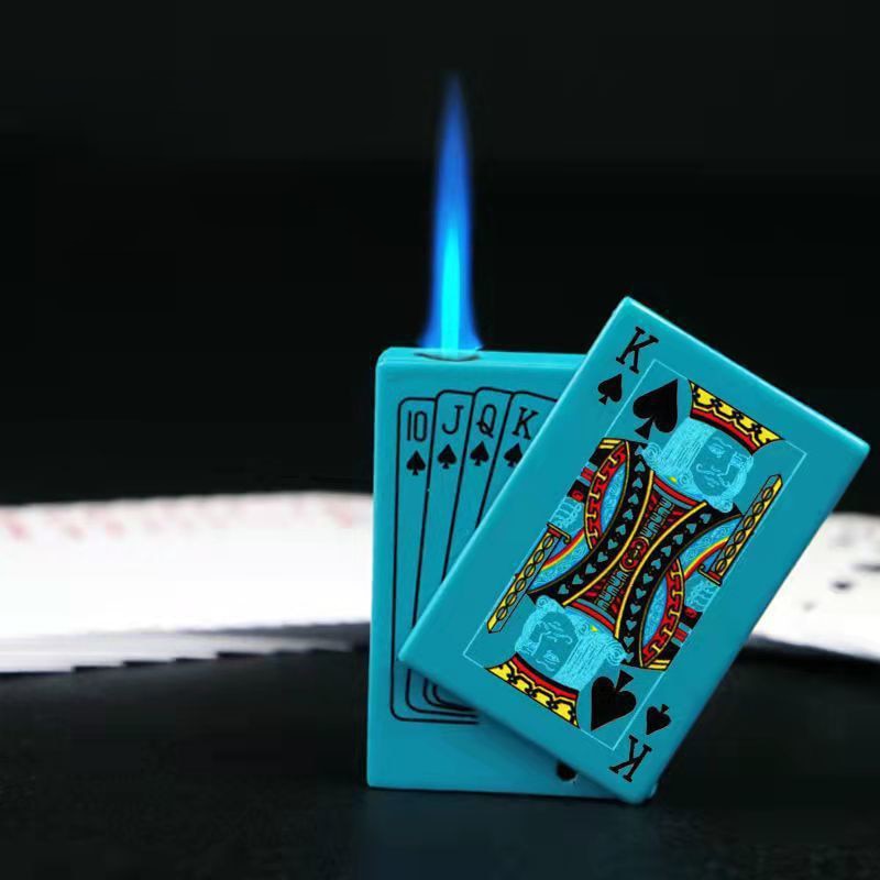 Metal Playing Cards Jet Lighter SR40 YEECHOP