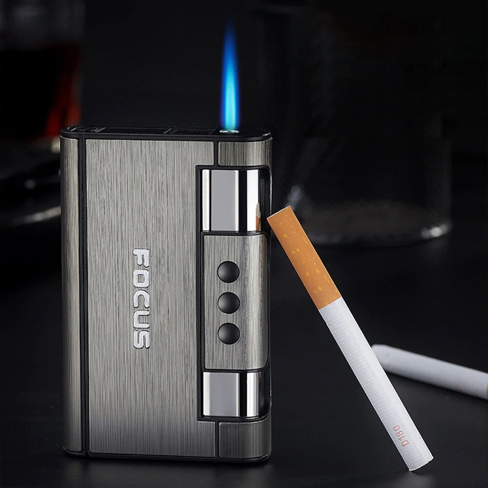 Automatic Push Tobacco Lighter Cigarette Box SR73 YEECHOP