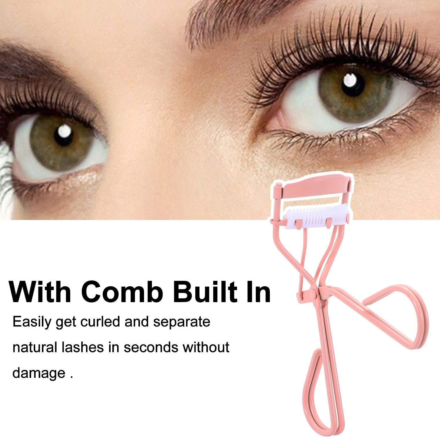 Eyelash Curler with Built-in Comb WG25 YEECHOP