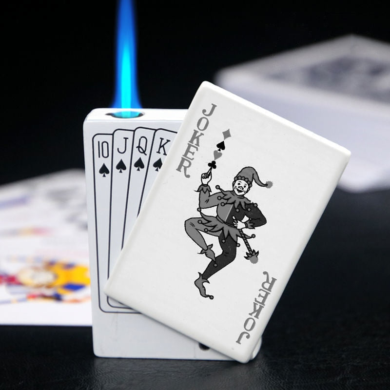 Metal Playing Cards Jet Lighter SR40 YEECHOP