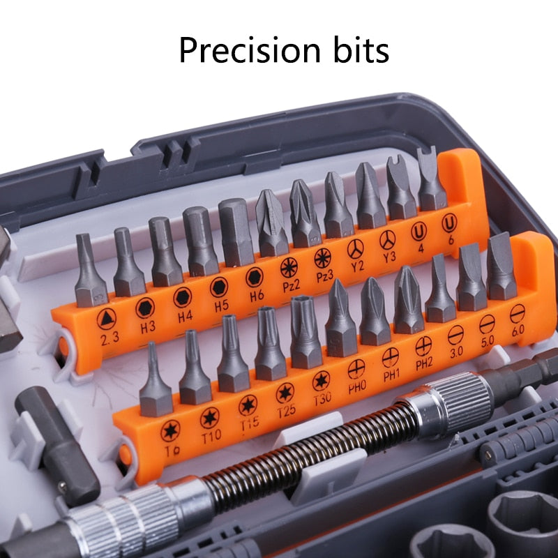 38-In-1 Labor-Saving Ratchet Screwdriver Set MC14 YEECHOP