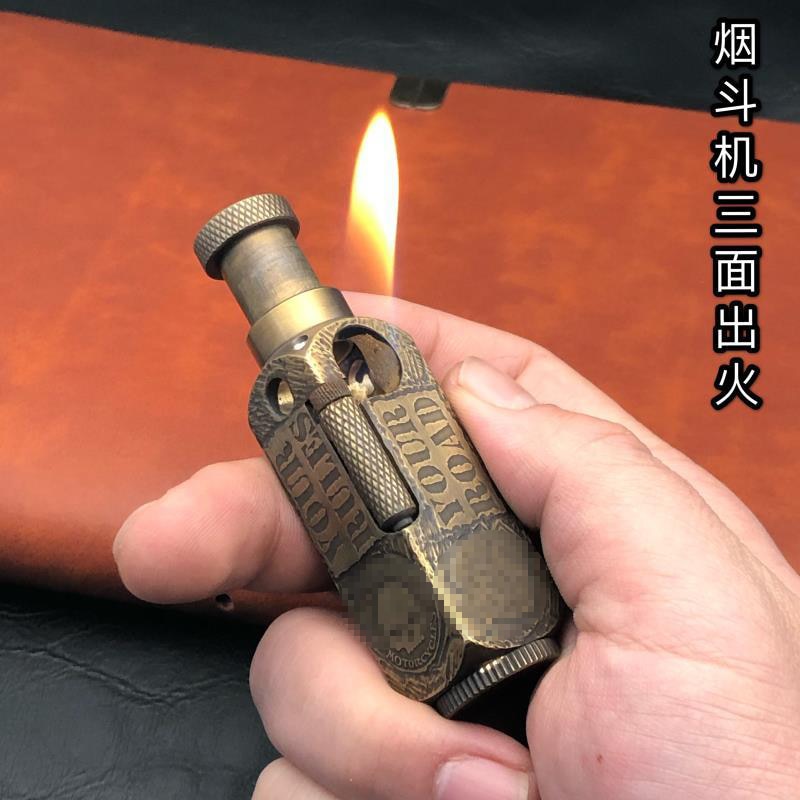 Handmade Pure Copper Carving Kerosene Lighter SR88