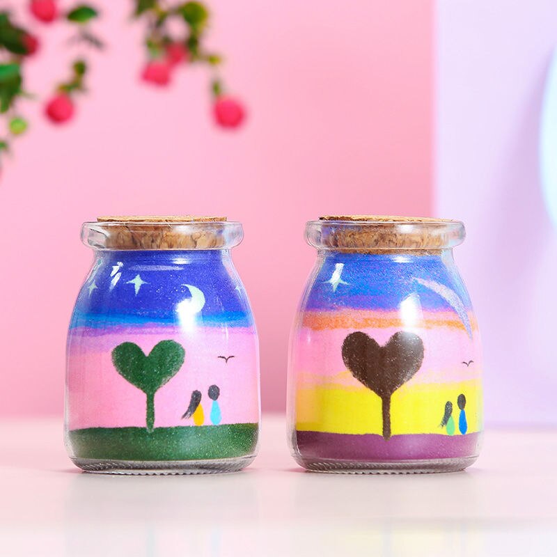 Creative Handmade Colored Sand Bottle Painting SP4 YEECHOP