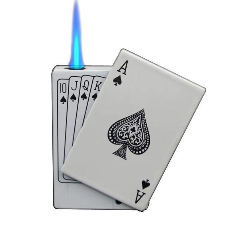 Metal Playing Cards Jet Lighter SR40 YEECHOP