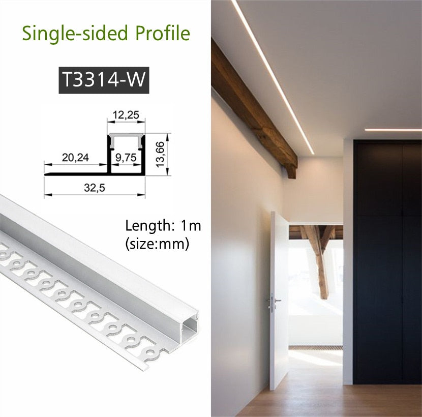 Recessed LED Aluminum Linear Trough LT60