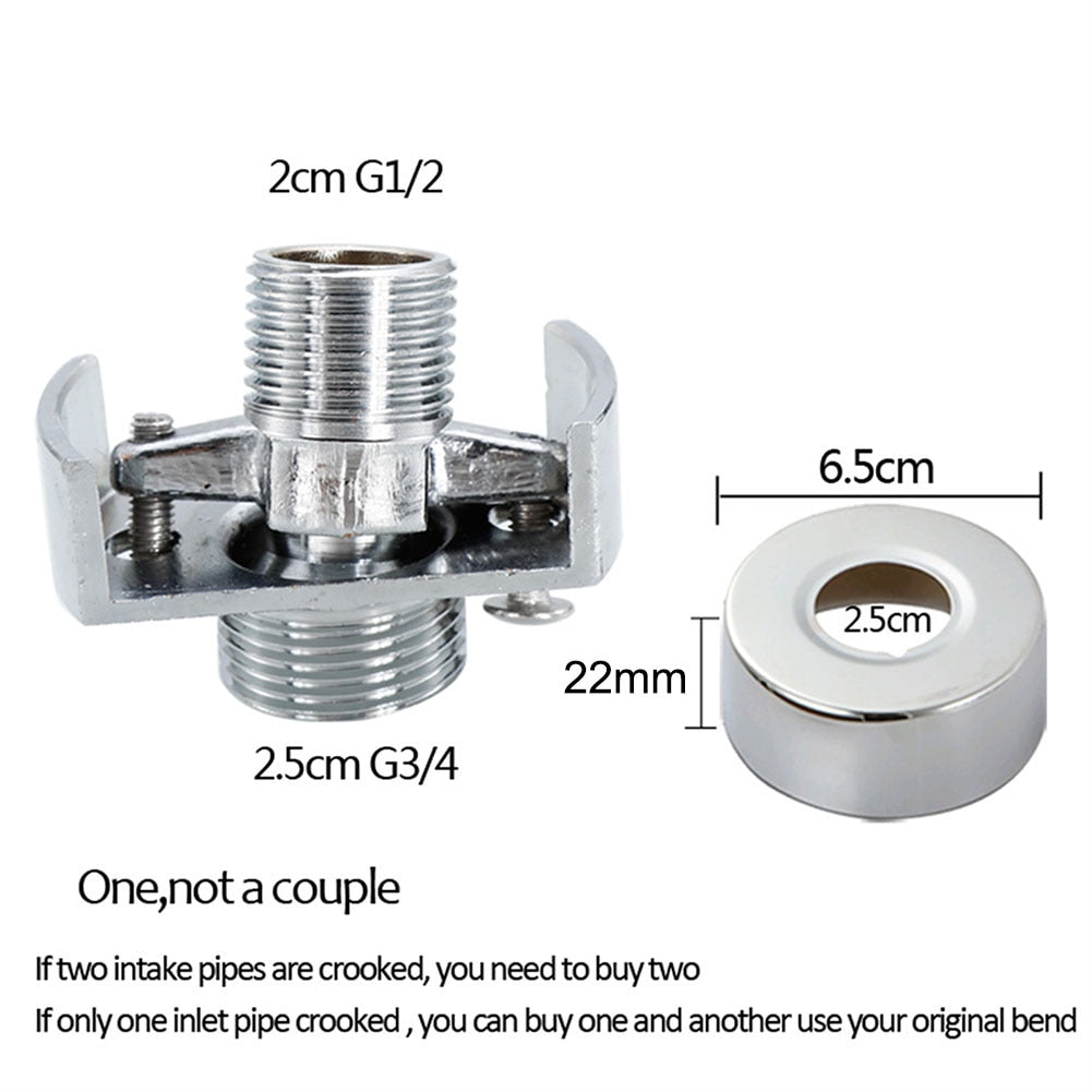 Accessoires de robinet d'angle de tuyau d'entrée et de sortie réglables BT58