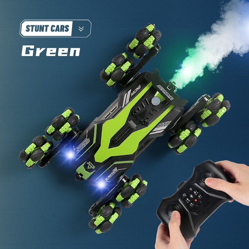 8 Wheels Spray Stunt Drift Remote Control Car RC13 YEECHOP