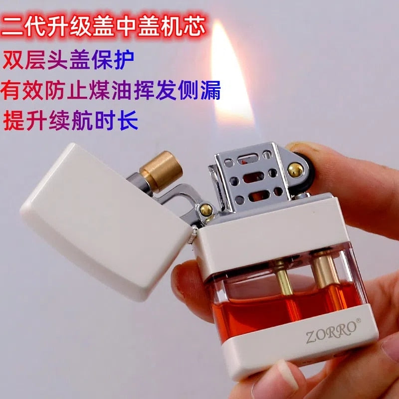 Transparent Oil Bunker Kerosene Lighter SR49 YEECHOP